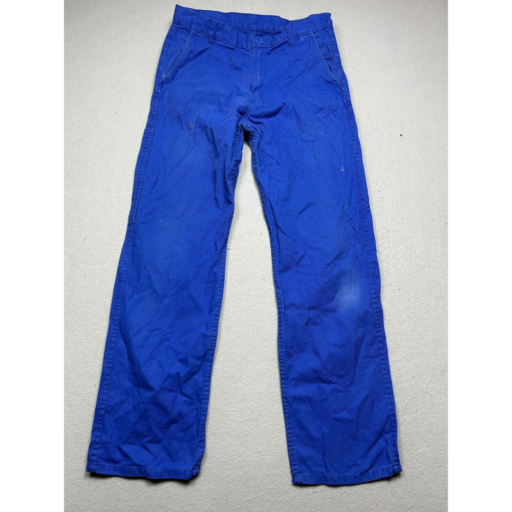 Unbranded Workwear Pants Cotton Polyester Blue T40 29x28 Mens